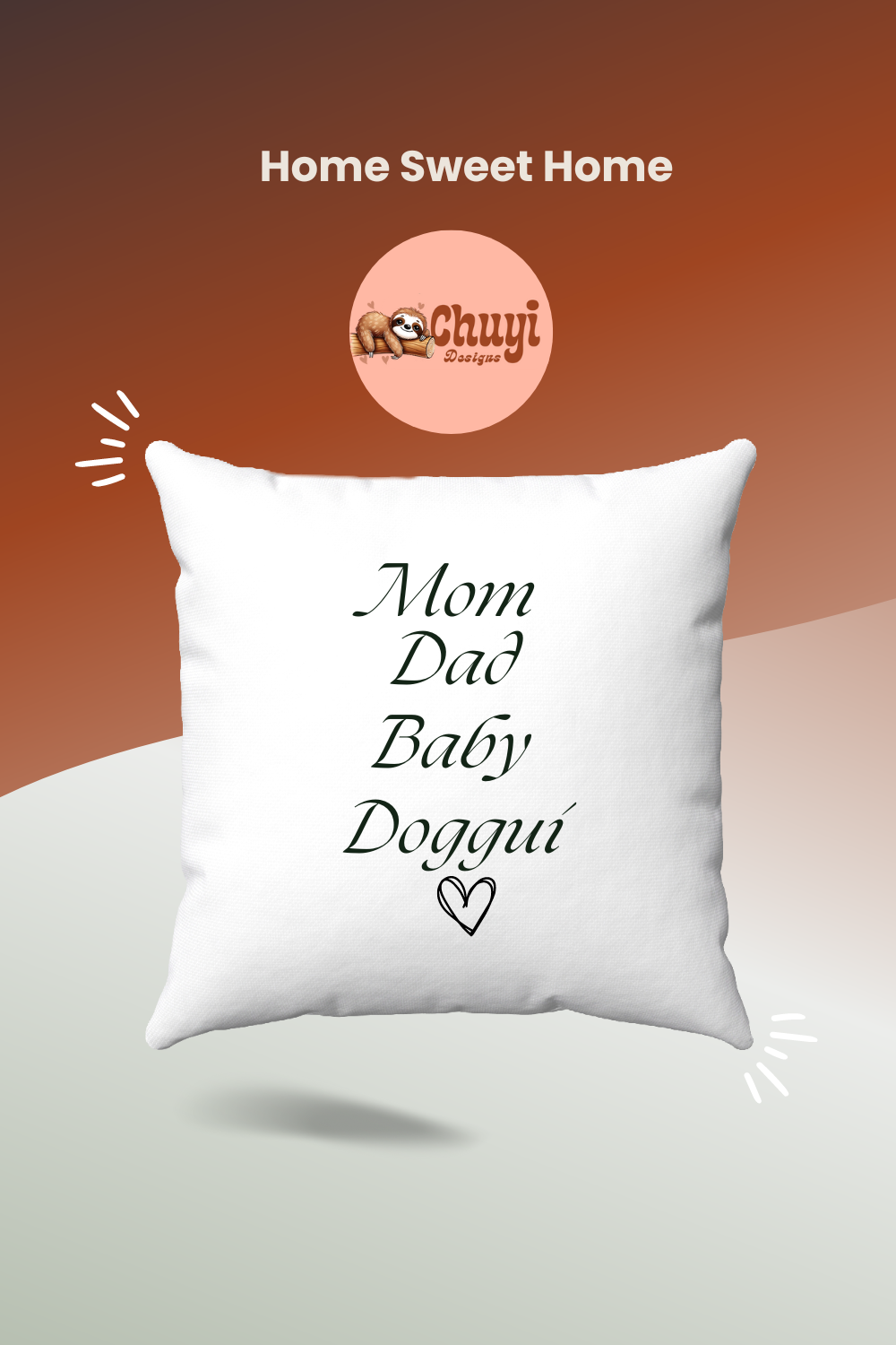 Personalized Family Name Throw Pillow!